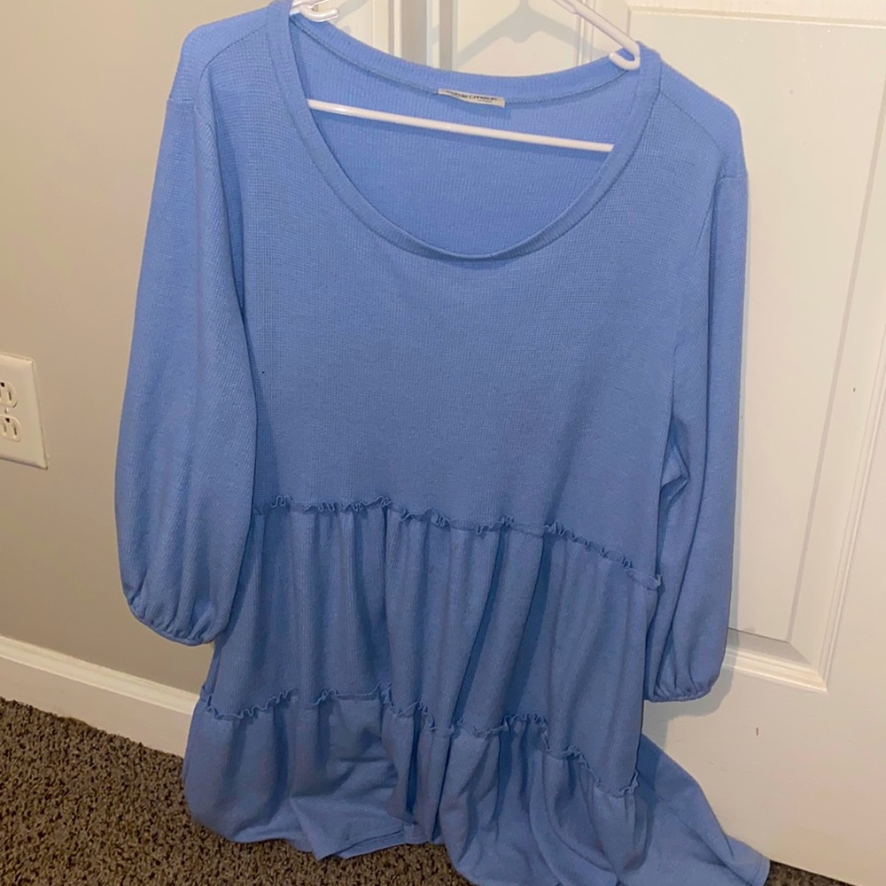 Baby blue dress